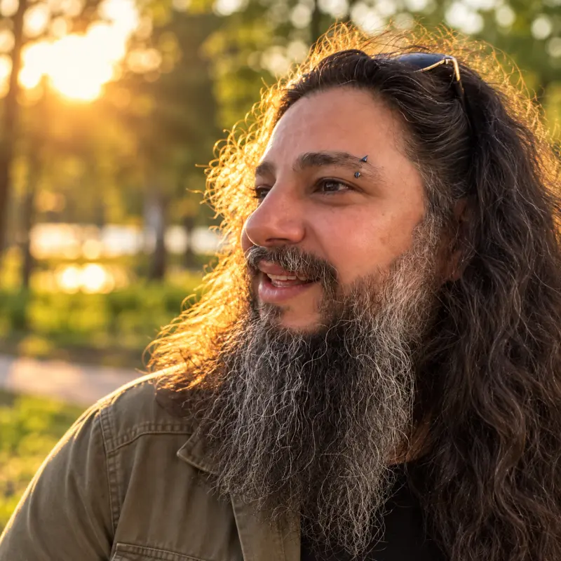 Outdoor Natural-Light Headshot