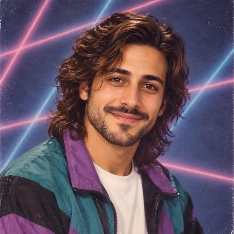 90s Yearbook Photo of You