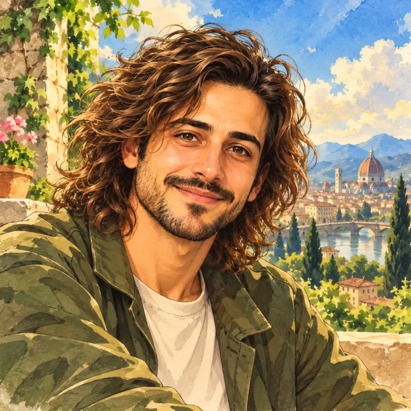 Hand-Painted Anime Film Portrait from Your Photo