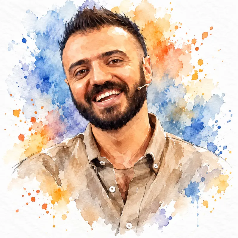 Watercolor Portrait Profile Picture
