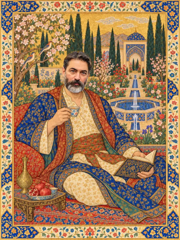 You in a Persian Miniature Painting